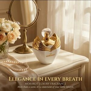 Morakot Dream Eau de Parfum - White & Gold Bottle
